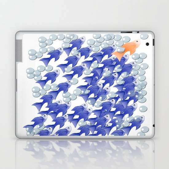 100 fishes Laptop & iPad Skin