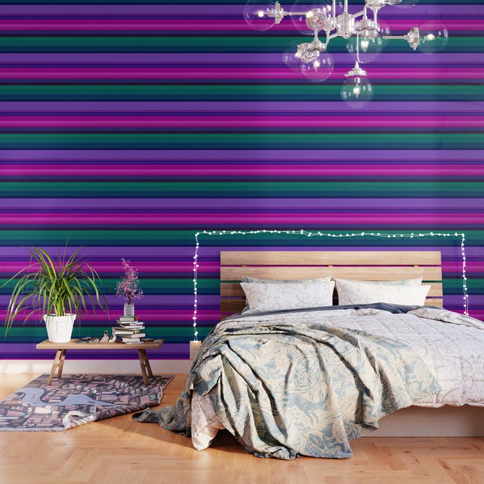 Vibrant Purple Pink And Green Stripes Wallpaper By Artaddiction45 Society6 Pin freelyfollow the board, not the pinner if you want to see all the new pins in your feed. society6