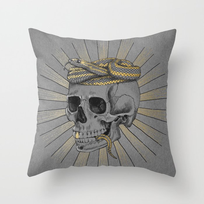stay gold Throw Pillow