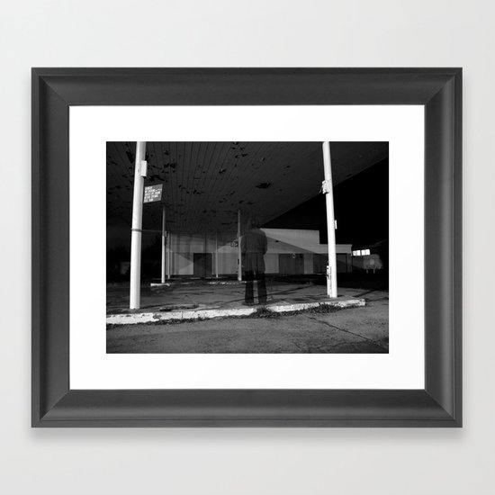then just for a moment... I would materialise - VACANCY zine Framed Art Print