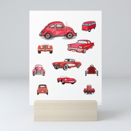 Vintage Cars Mini Art Print