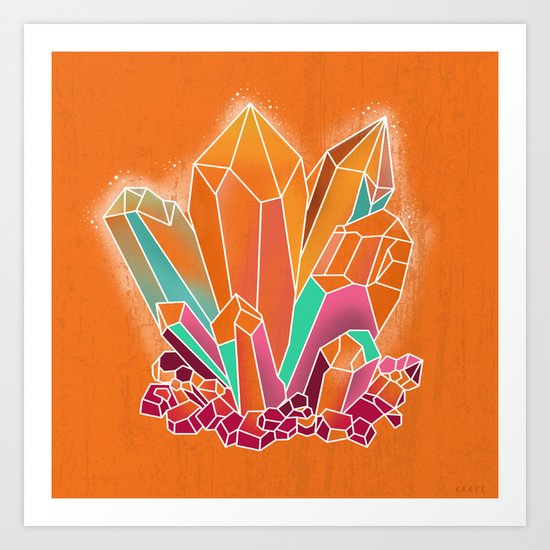 Gems Art Print