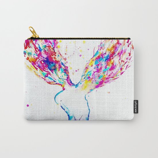 Rainbow Wings Carry-All Pouch