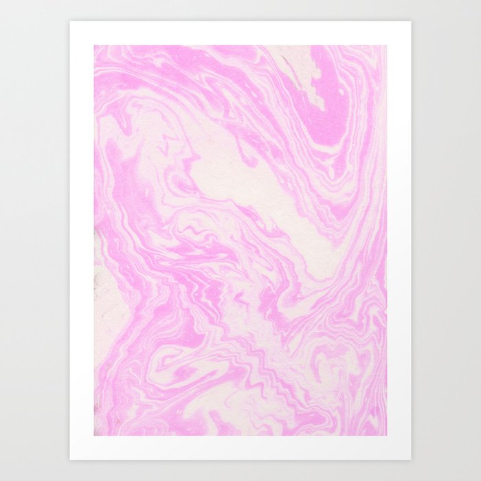 Akiko Spilled Ink Art Print Monoprint Handmade Japanese Paper Marble Paper Texture Pattern Map Art Print By Spilledink Society6