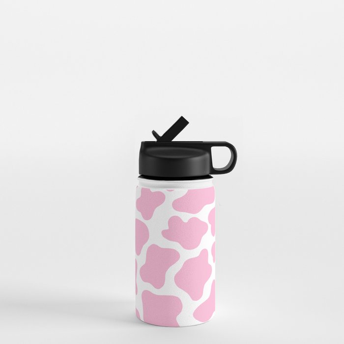 Cow Print Milk Carton Water Bottle (Pink) – Noeli Creates