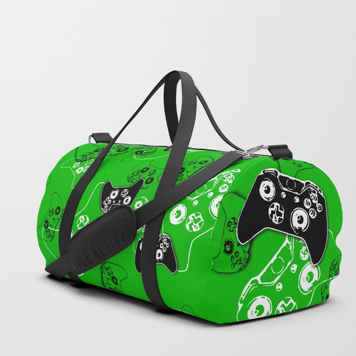 Video Green Duffle Bag By Ts55 Society6 Video Green Duffle Bag
