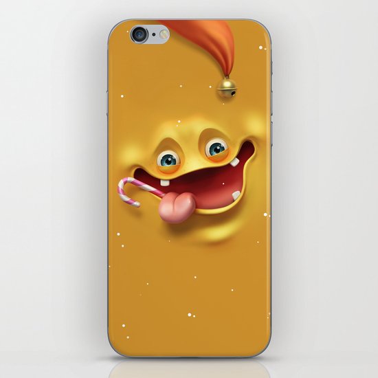 Christmas mad face iPhone & iPod Skin