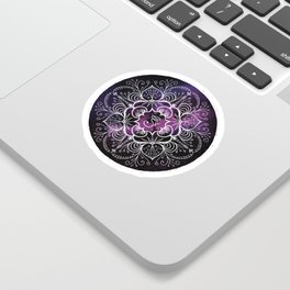 Star Map Mandala "Abundance", digital Artwork Sticker