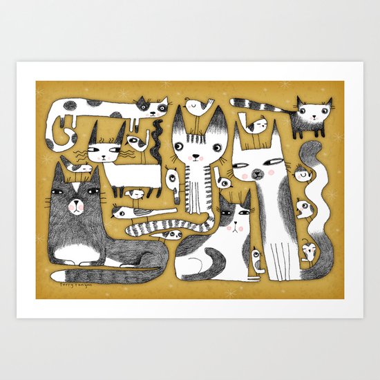 MENAGERIE Art Print