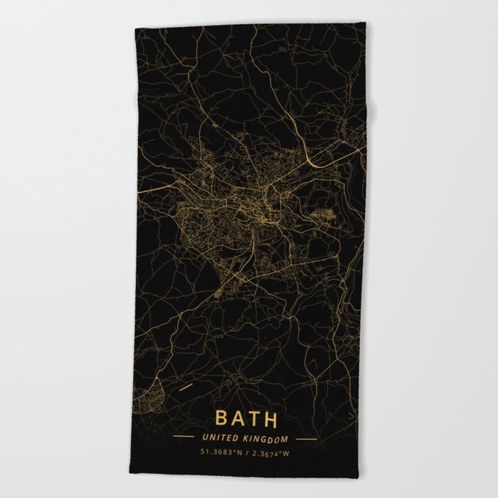 Bath, United Kingdom - Gold Beach Towel