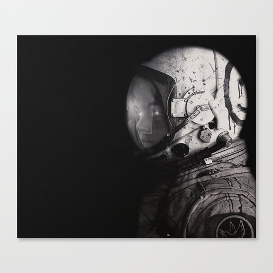 Staring into space Canvas Print
