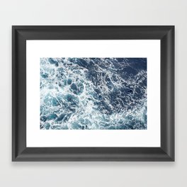 troubled waters Framed Art Print