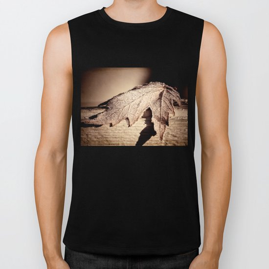 frosted leaf Biker Tank
