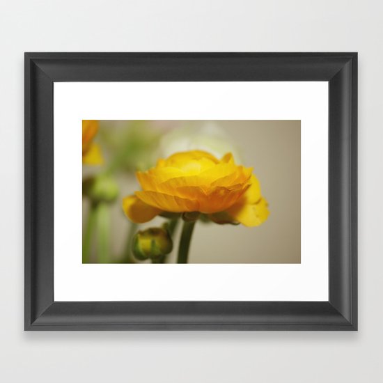 Yellow Framed Art Print