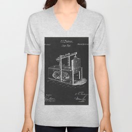 Cage Trap, patent V Neck T Shirt