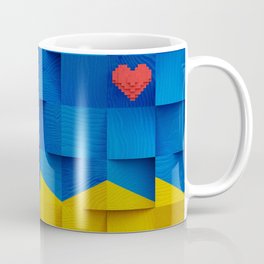 Ukraine Heart Coffee Mug