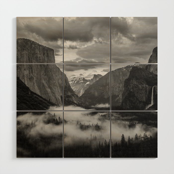 Tunnel View - Yosemite National Park Wood Wall Art