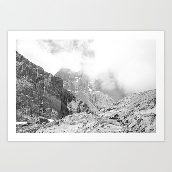 Long's Peak Art Print