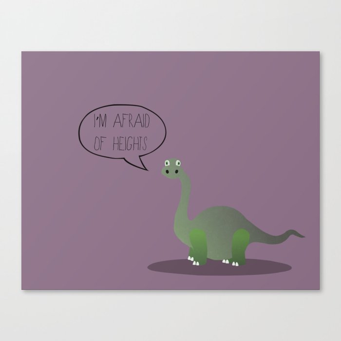 Dinophobia Canvas Print