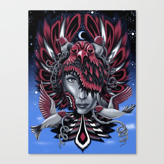 Bird Mask 2 Canvas Print