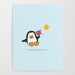 cute penguin Poster