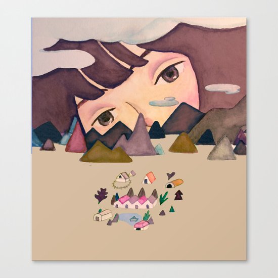 Village Canvas Print