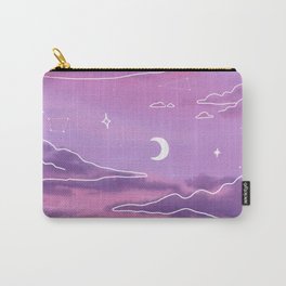 Purple Sunset View Carry-All Pouch