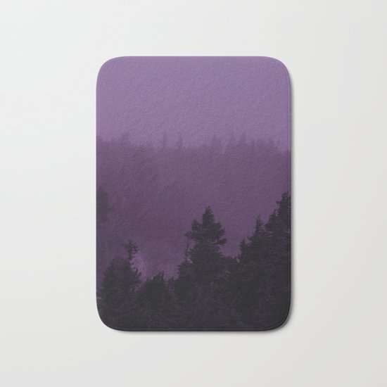 Purple Fog Bath Mat