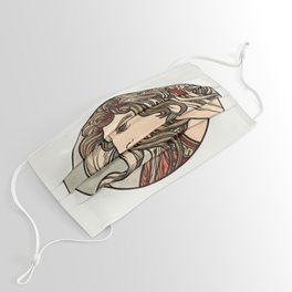 alphonse mucha Face Mask