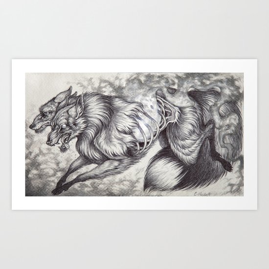 Ablaze Art Print
