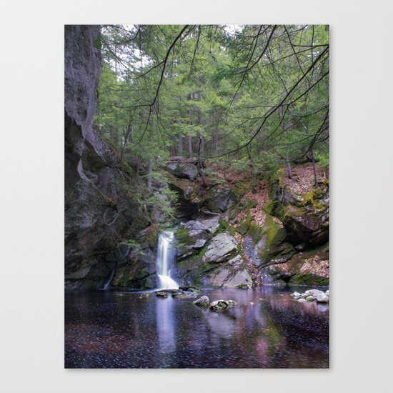 Purgatory Falls NH in May Canvas Print