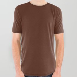Peaty Brown All Over Graphic Tee