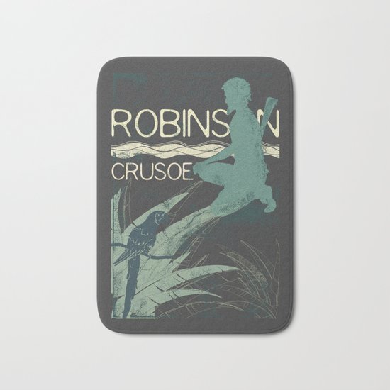 Books Collection: Robinson Crusoe Bath Mat