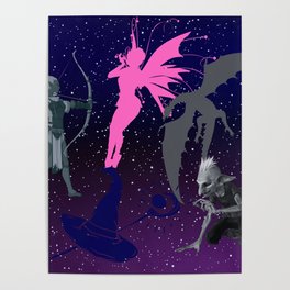 Fantasy Characters  Poster