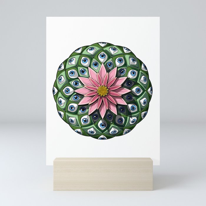 Psychedelic Peyote Cactus Mini Art Print