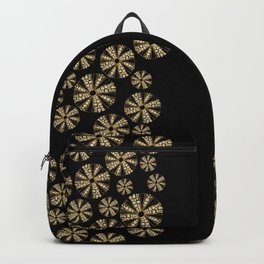 Gold and Black Sea Urchin  Backpack