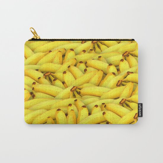 Yellow Bananas pattern Carry-All Pouch