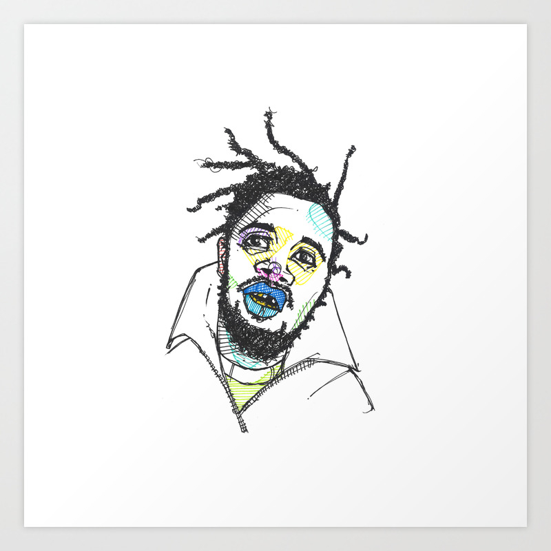 Rapper A Day Project Day 5 Ol Dirty Bastard Art Print By Forwunsicks Society6