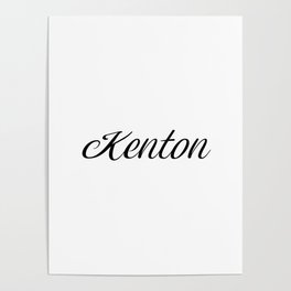 Name Kenton Poster