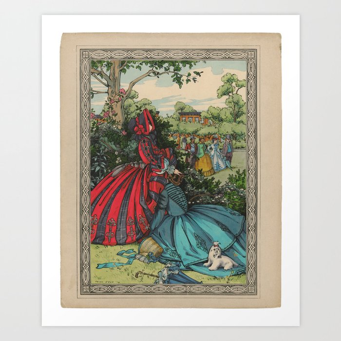 The Petticoat Affair Art Print by Felix d'Eon Society6