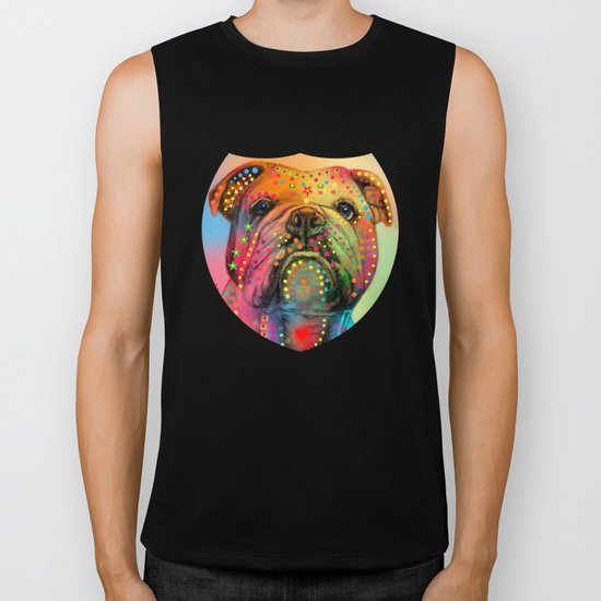 animals dogs Biker Tank