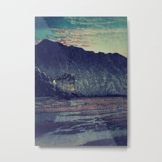 As the Day Fades in Keniku Metal Print