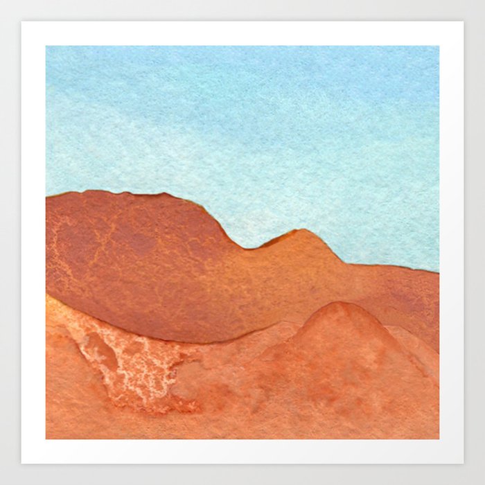 Desert Hills Art Print