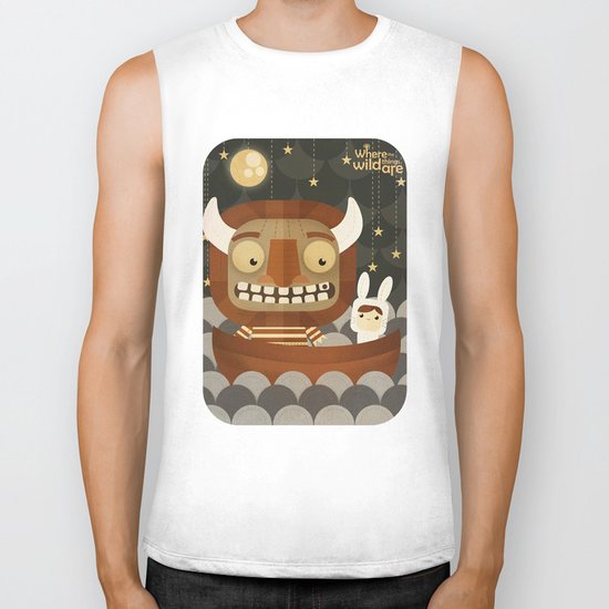 Where the wild things are fan art Biker Tank