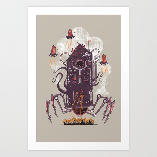 Not with a whimper but with a bang Art Print