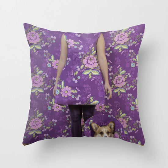 Wallflower Throw Pillow