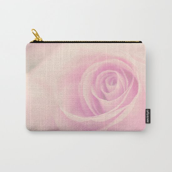 Vintage rose - Beautiful lightpink flower -Roses Carry-All Pouch