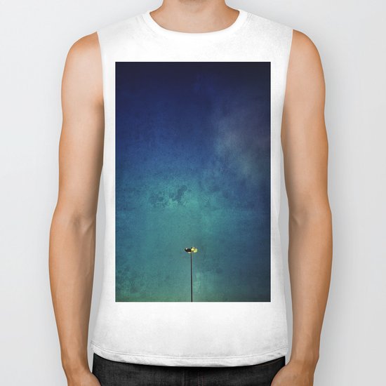 At the dark light Biker Tank