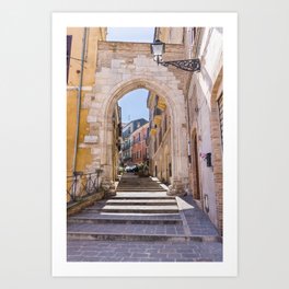 Porta Pescara, Old Arch Art Print