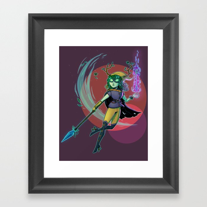 Huntress Wizard Framed Art Print